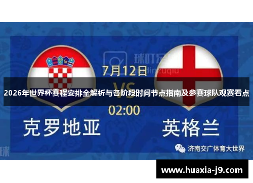 2026年世界杯赛程安排全解析与各阶段时间节点指南及参赛球队观赛看点